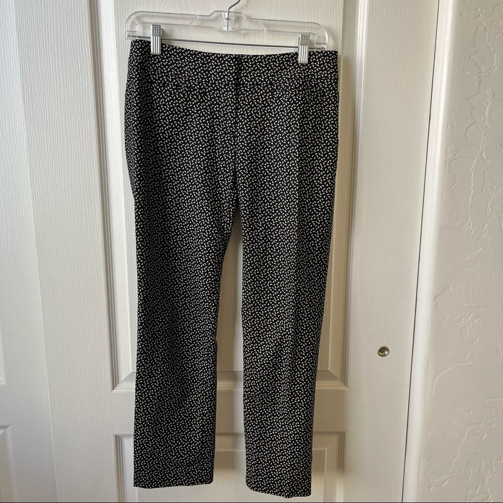 LOFT Petite Cropped Dress Pants with Butterflies